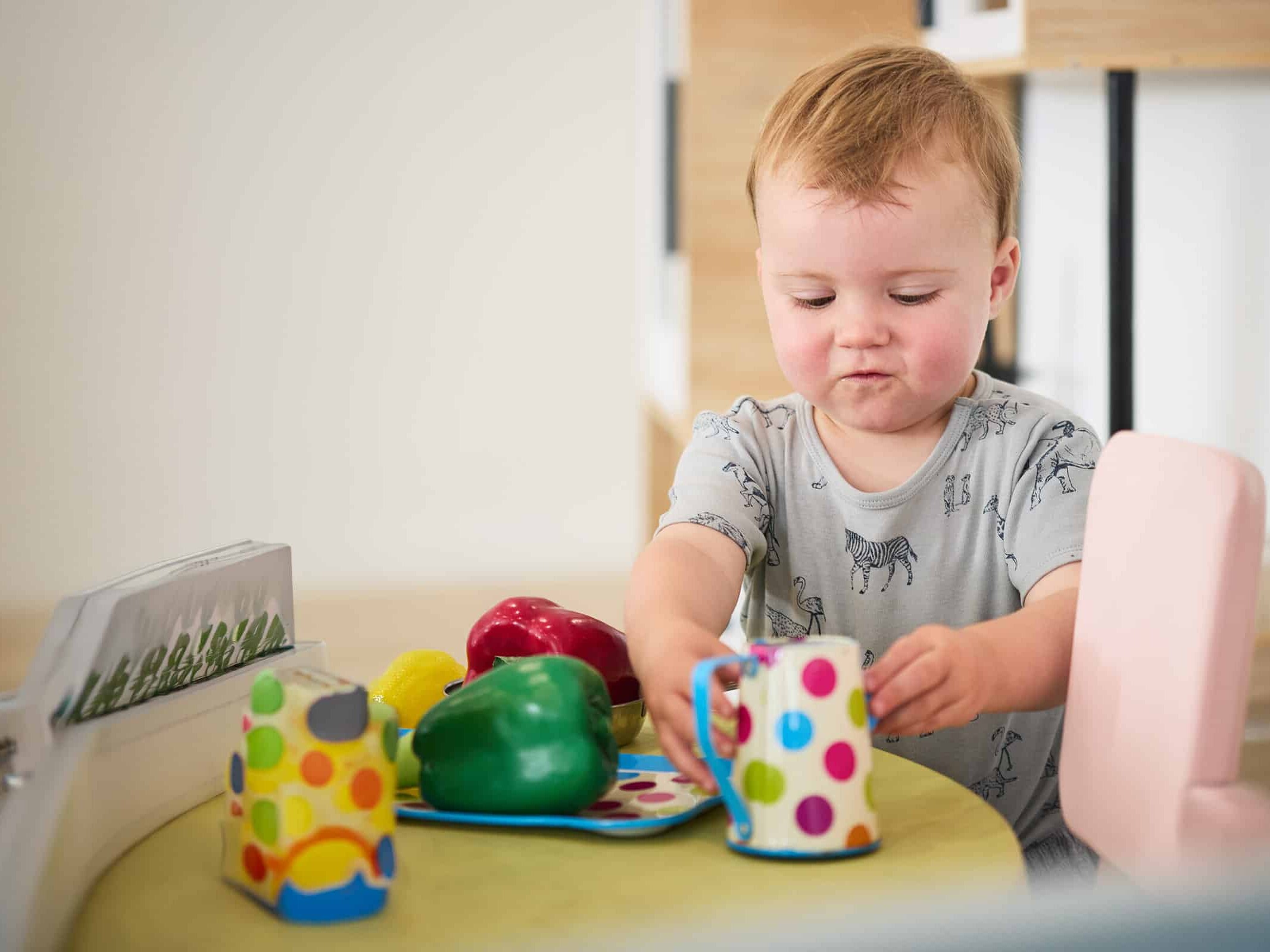 Playgroup Tasmania Child Playing in Kitchen